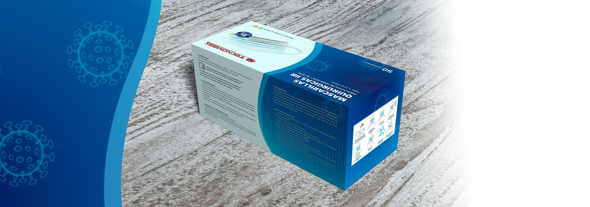 Mascarilla Quirúrgica IIR<br>TECNOMASK